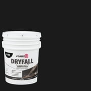 Black, Zinsser Flat Dryfall Commercial and Industrial Waterborne Coating- 5 Gallon, 1 Pack