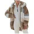 thumbnail image 1 of MASRIN Abrigos De Mujer Elegantes,Raincoat for Women with Zipper Rain Jackets Waterproof Lightweight Windbreaker Outdoor Hooded Trench Coat Long Rain Coats,Women Winter Jacket, 1 of 5
