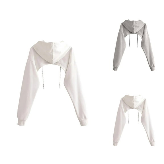 Black Zip Up Hoodie Womens Hoodie Oversized Sweatshirt Casual Hoodie for Women The Design Of Women's Stacked Loose Pullover Blouse Feels Like A Half Length Short Hooded Sweater