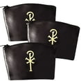 thumbnail image 1 of Black Zippered Rosary Pouches, Religious Gifts, Pack of 3, 3-7/16 Inch x 2-1/2 Inch, 1 of 5