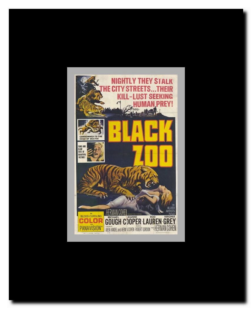 Black Zoo Framed Movie Poster