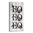 thumbnail image 1 of Black and Beige 'Ho Ho Ho' Christmas Canvas Wall Art Decor 36" x 18", 1 of 5