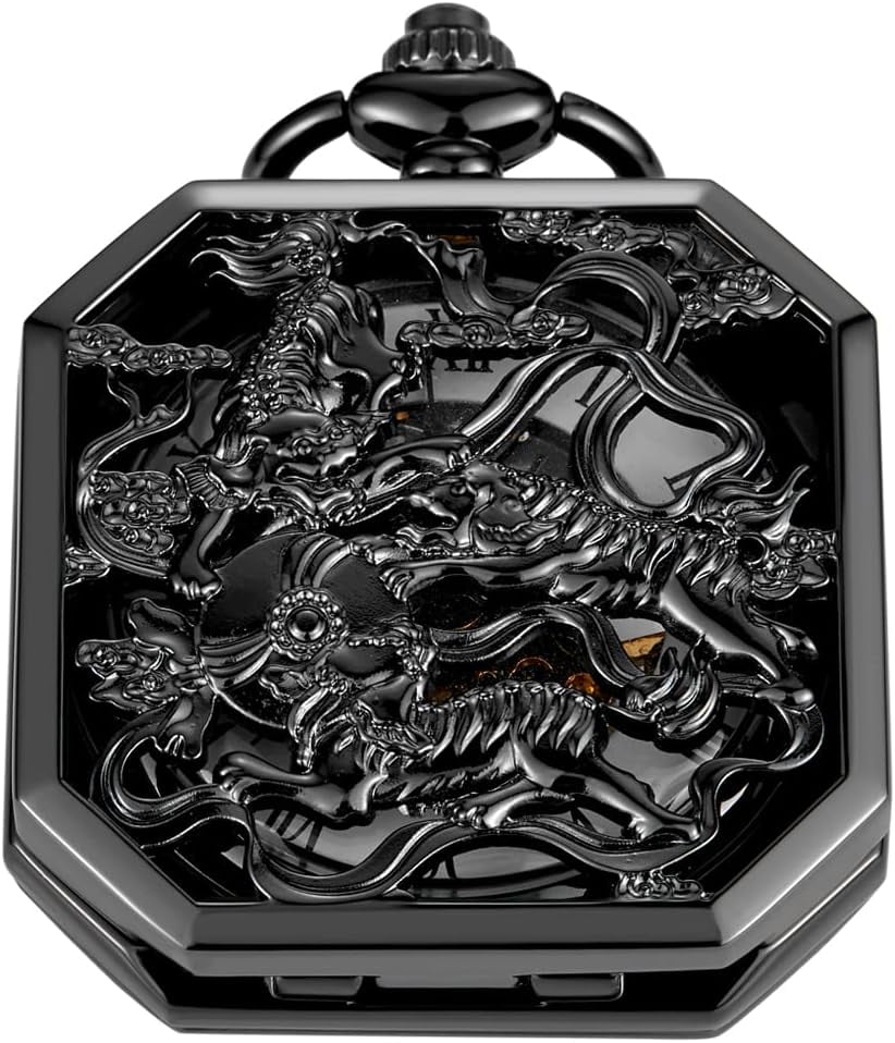 Black and Bronze Skeleton Mechanical Men
