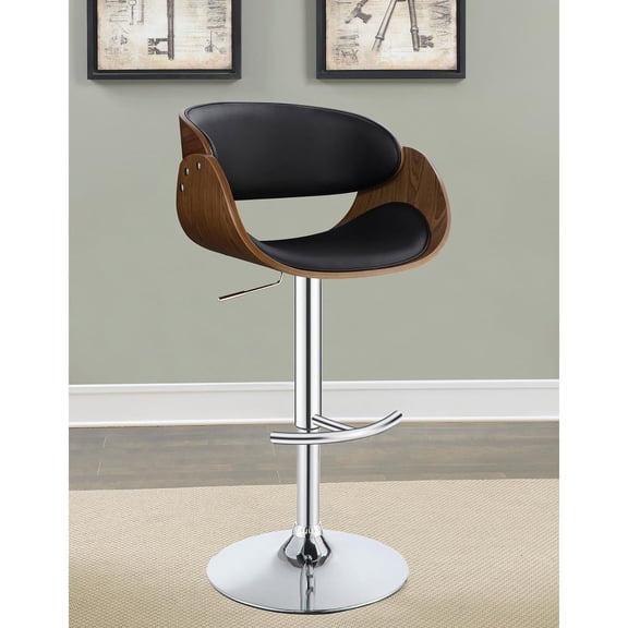 Black and Chrome Bar Stool / Contemporary Design for Home