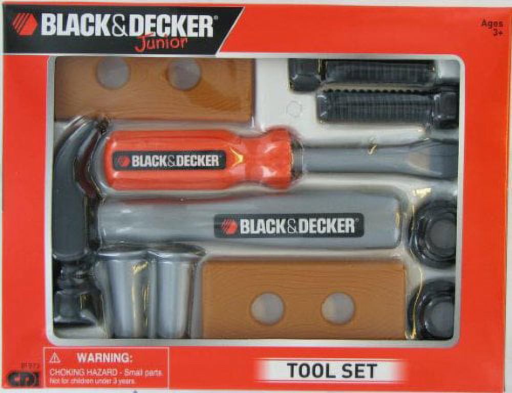 Black and Decker 10 Piece Junior Tool Set 