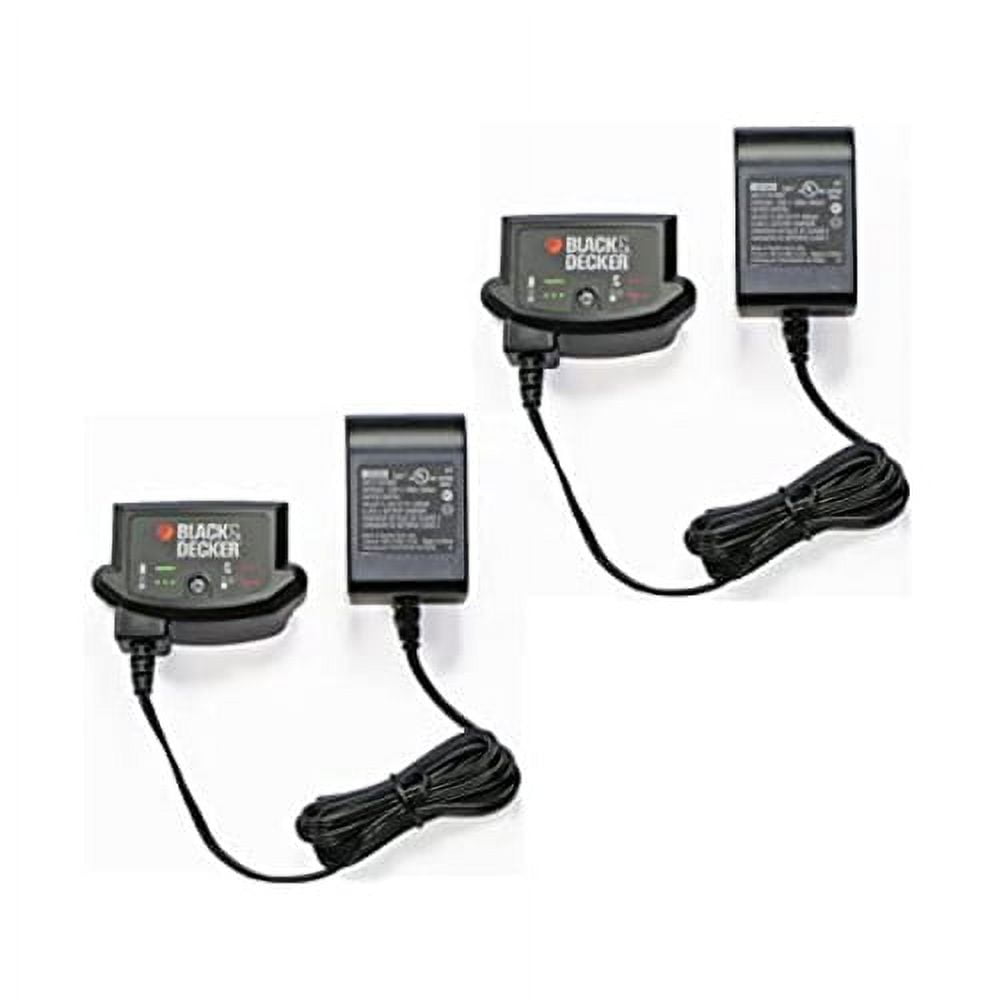 Black and Decker 2 Pack LCS20 20 Volt Li-on Battery Charger 90553168-2PK