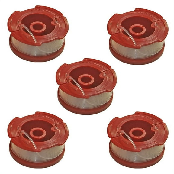 Black and Decker 5 Pack Of Genuine OEM Replacement Spools For AFS String Trimmers