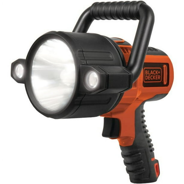 black & decker rechargeable flashlight Black & Decker 10-Watt LED Li-Ion Rechargeable Spotlight SLV2B