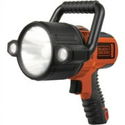 Black and Decker 750 Lumen LED Li-ion Rechargeable Spotlight SLV2B Black and Orange