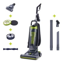 Black and Decker BDURV309 Upright Corded Bagless Vacuum Cleaner, Gray/Green