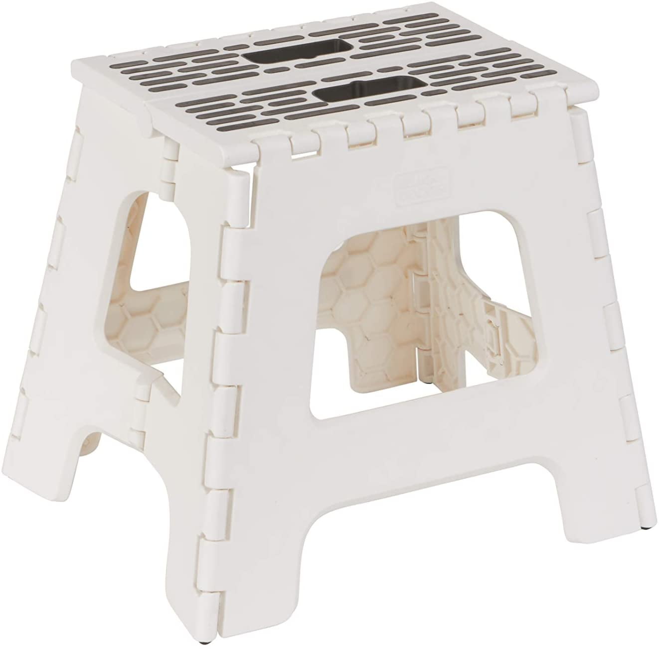 Black and Decker 13-inch Folding Step Stool, White - Walmart.com