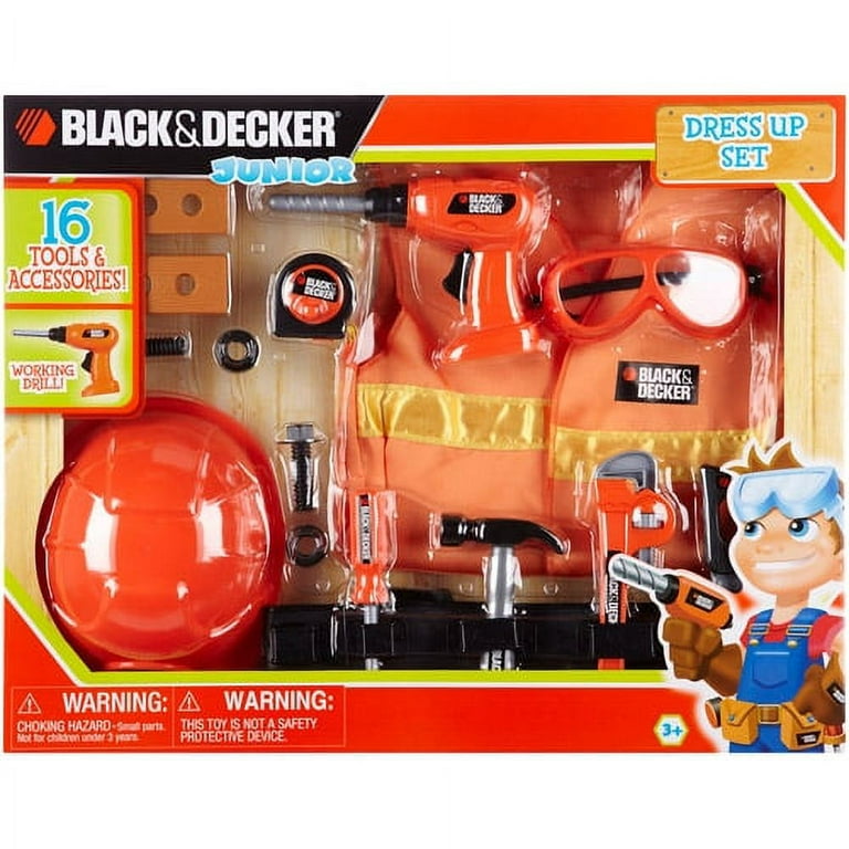 Black & Decker Jr. Dress Up and Play Safety Set