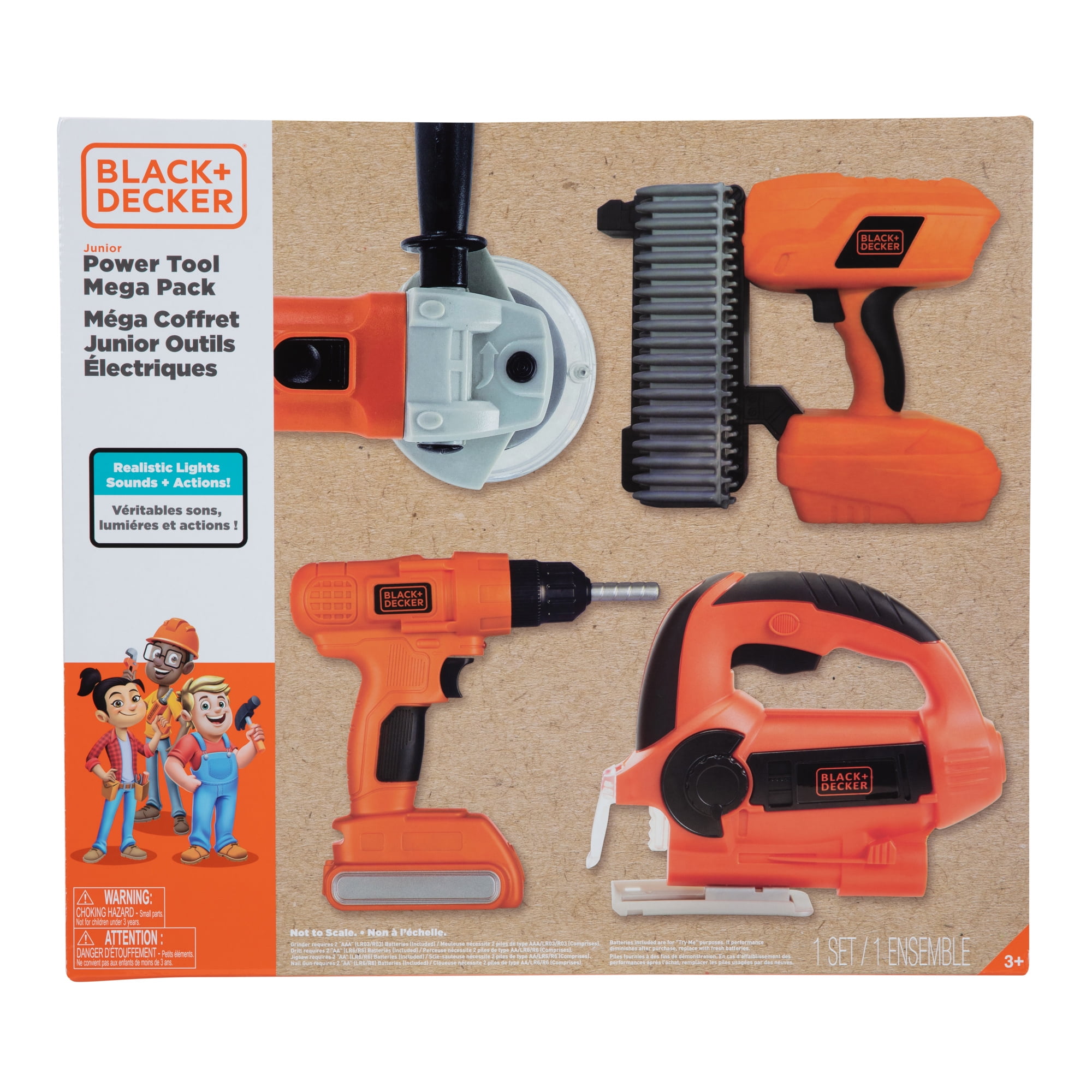 Black and Decker Power Tool Mega pack Pretend and Play Set