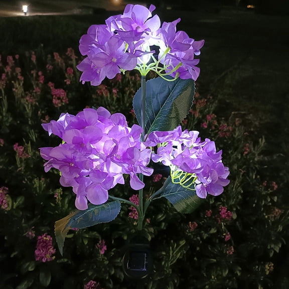 Fengerxian Garden Decor for Outside Solar Lantern LED Decorative Outdoor Lamp Flower Lantern Solar Light