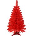 thumbnail image 1 of Clearance ! Mini Christmas Tree Artificial Desktop Xmas Tree for Holiday Decor Branch Tips, Red, 1 of 3