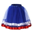 thumbnail image 1 of Black and Friday Clothing Sales Idoravan Tulle Tutu Skirts for Women Women Petticoat Underskirt Princess Skirt Hippy Cosplay Cute New Blue, 1 of 3
