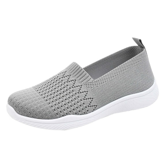 Black and Friday/Cyber·Monday Deals asdoklhq Clearance Women Shoes Under $10,Breathable Comfortable Casual Slip On Sneakers