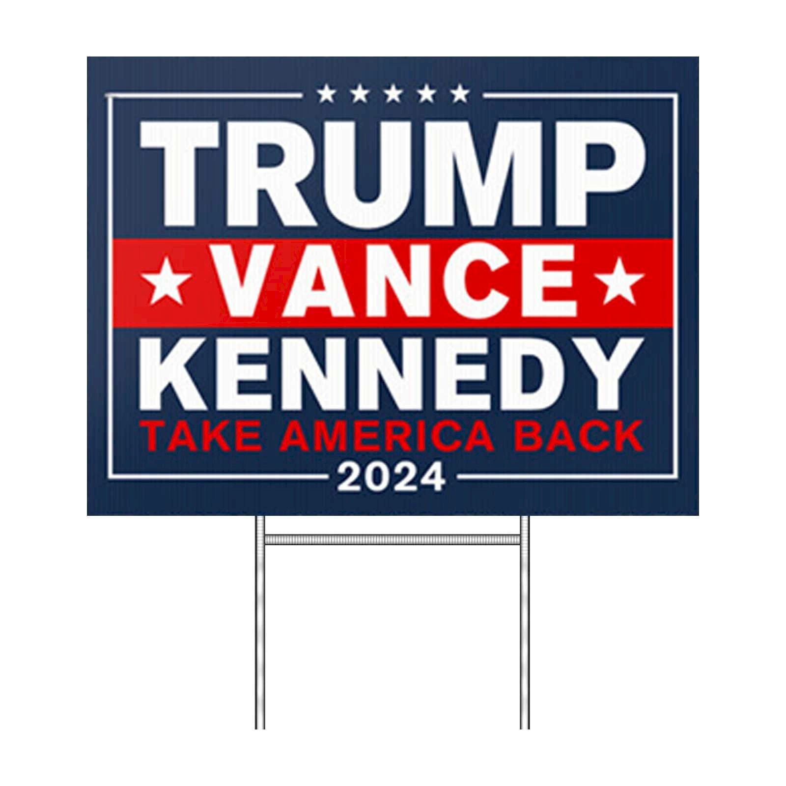 Black and Friday Deal 2024!2024 Yard Sign Handheld With H Stakes Double