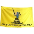 Black and Friday Deal 2024!Are You Threatening Me Flag For College Dorm