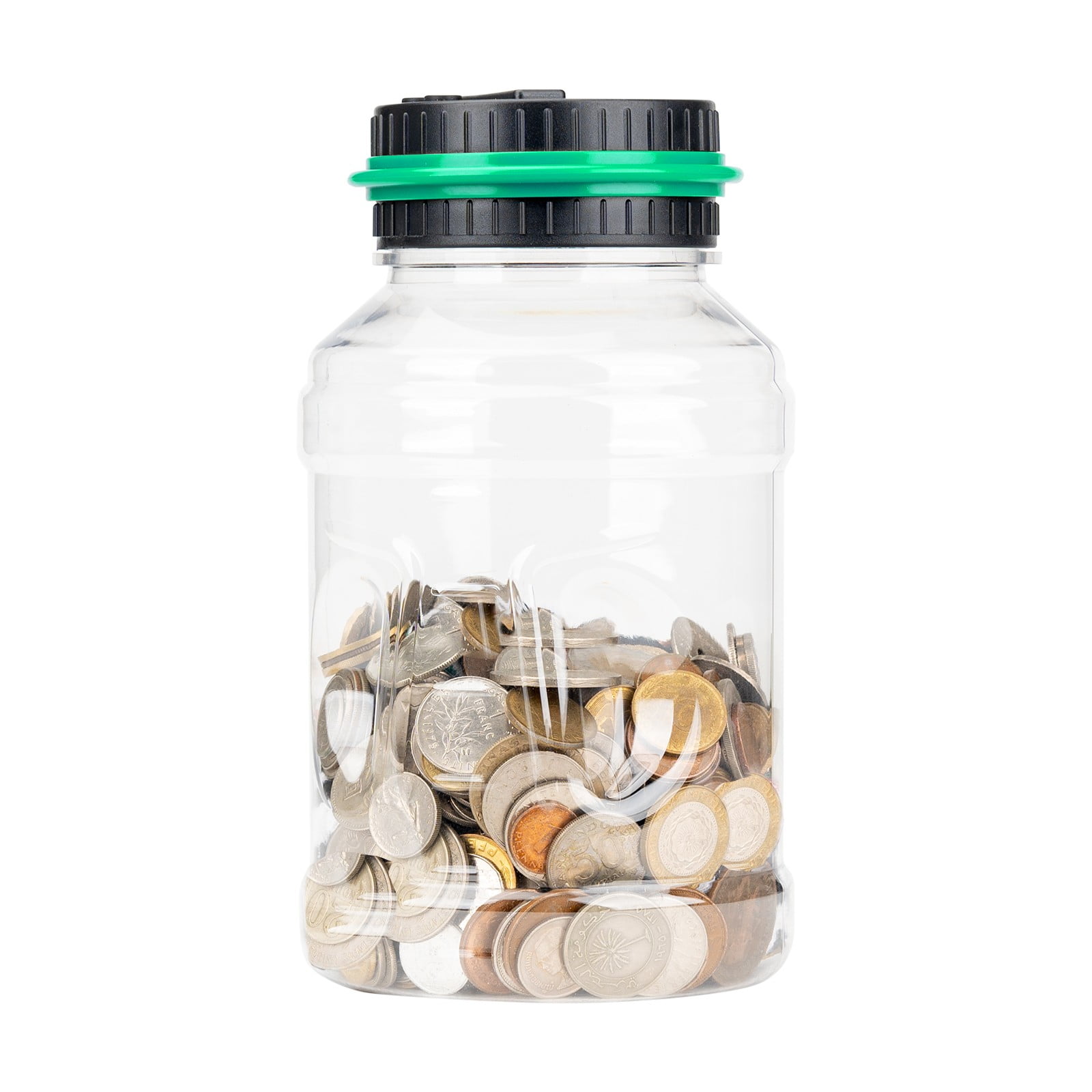 Black and Friday Deal 2024!Change Clear Gift Counter Digital Jar Bank
