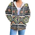 Black and Friday Deal 2024 Clearance Under 5.00 DianGeFu Hoodies for Womens Zipper Retro Print