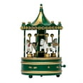 Black and Friday Deal 2024!Cottage Garden Rotating White Wood Musical