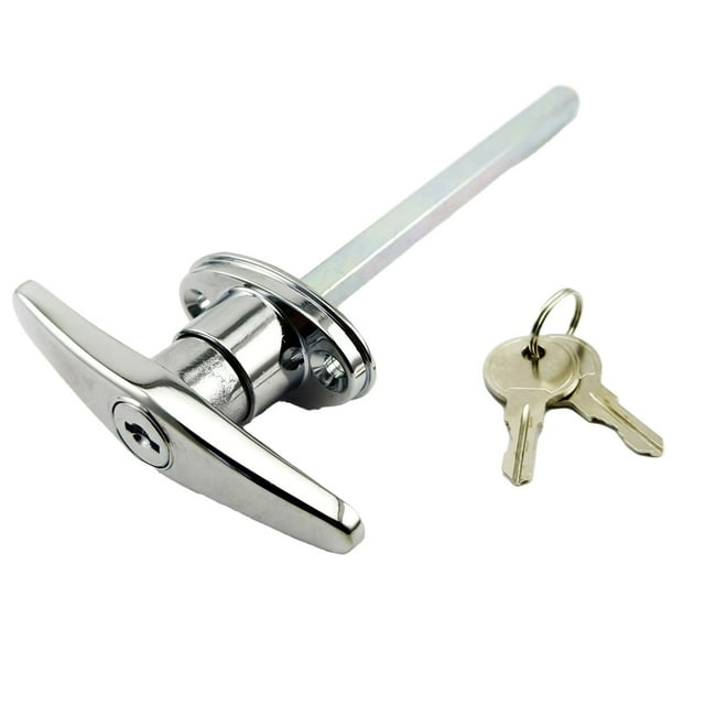 Black and Friday Deal 2024!Door T Handle Lock Kit With 2 Keys Door Lock