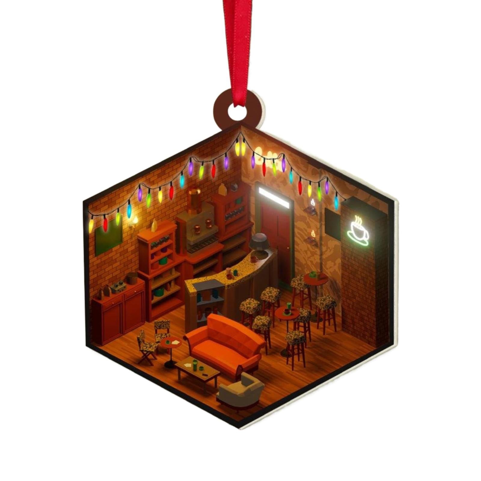 Black and Friday Deal 2024!Friends Room Christmas Ornament Friends