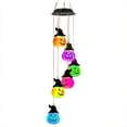 Black and Friday Deal 2024!Halloween Outdoor Garden Decorative Light String Pumpkin LED Solar