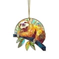 Black and Friday Deal 2024!New Sloth 2D Acrylic Window Hangings Home