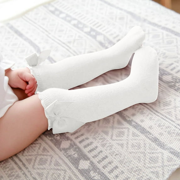 Black and Friday Deal KkSLirnhs Toddler Socks Girls Clearance Children's Mid Tube Socks Men's and Women's Sports Long Socks Beige 5 Years