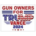 Black and Friday Deal Owners For 2024 Election Yard Sign Democratic Of