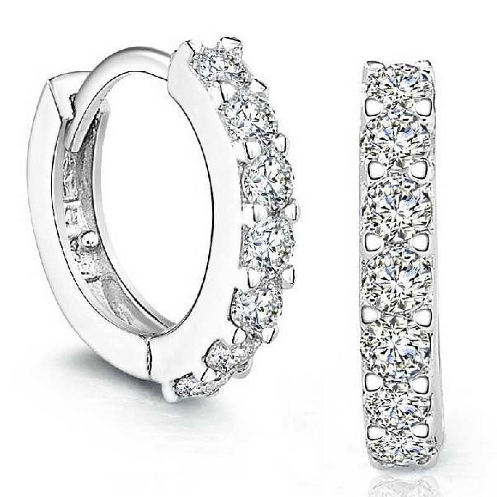 Black and Friday Deal Usloyux Jewelry Earrings, Rhinestones Hoop Diamond Earrings For Women