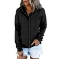 thumbnail image 1 of Spring Savings Clearance Lindreshi Hoodies for Women Clearance Fashion Women Zipper Winter Lengthened Plush Long Sleeve Outwear, 1 of 6