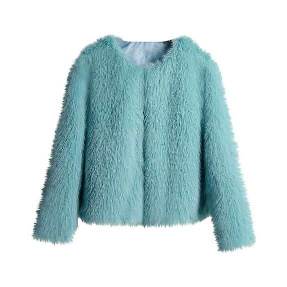 Black and Friday Deals 2023 Lindreshi Leather Jacket Women Women's Fashion Solid Short Imitation Warm Vest Coat Faux Tops