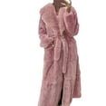 thumbnail image 1 of Lindreshi Womens Shackets Coat in Clothing Clearance Women Plus Size Luxury Faux Furs Coat Warm Outerwear Long Coat, 1 of 5
