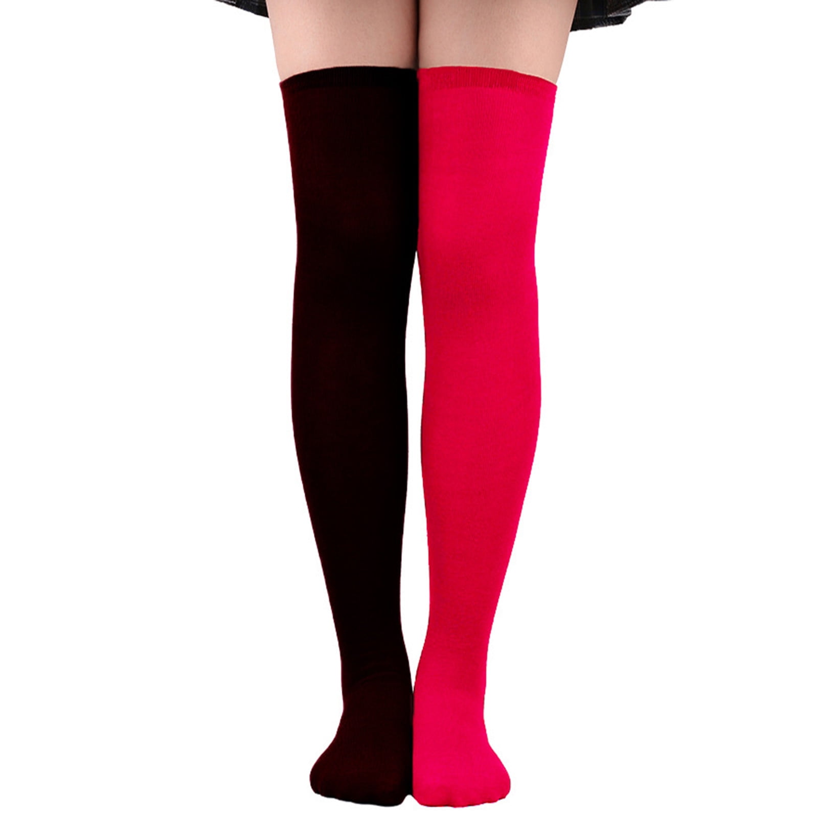 Black and Friday Deals 2023!Lolmot Women's Halloween Thigh High Socks