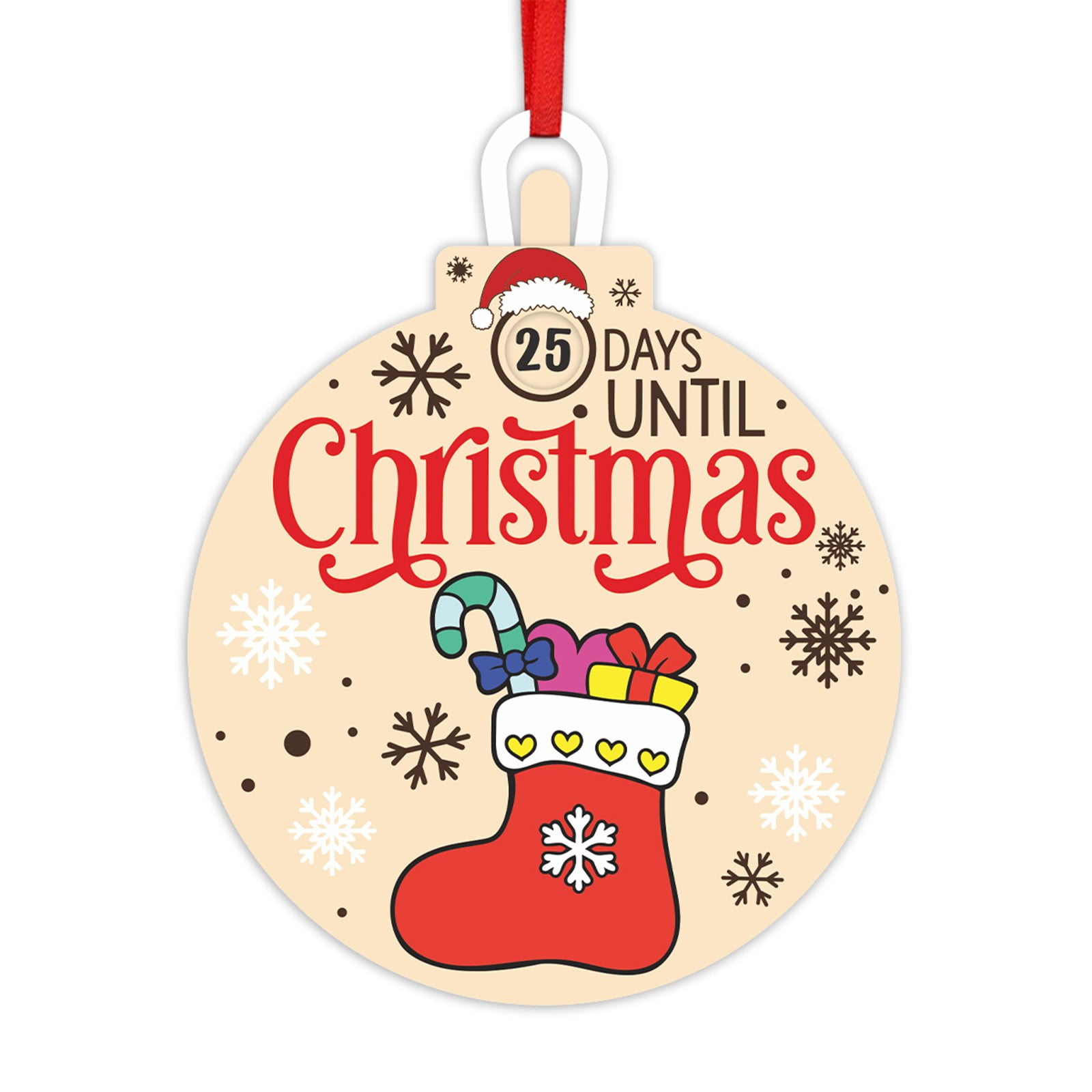 Black and Friday Deals 2024 CAKVIICA Christmas Countdown Pendant