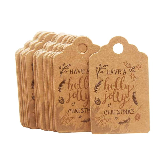 Black and Friday Deals 2024 CAKVIICA Christmas Painted Paper Tags