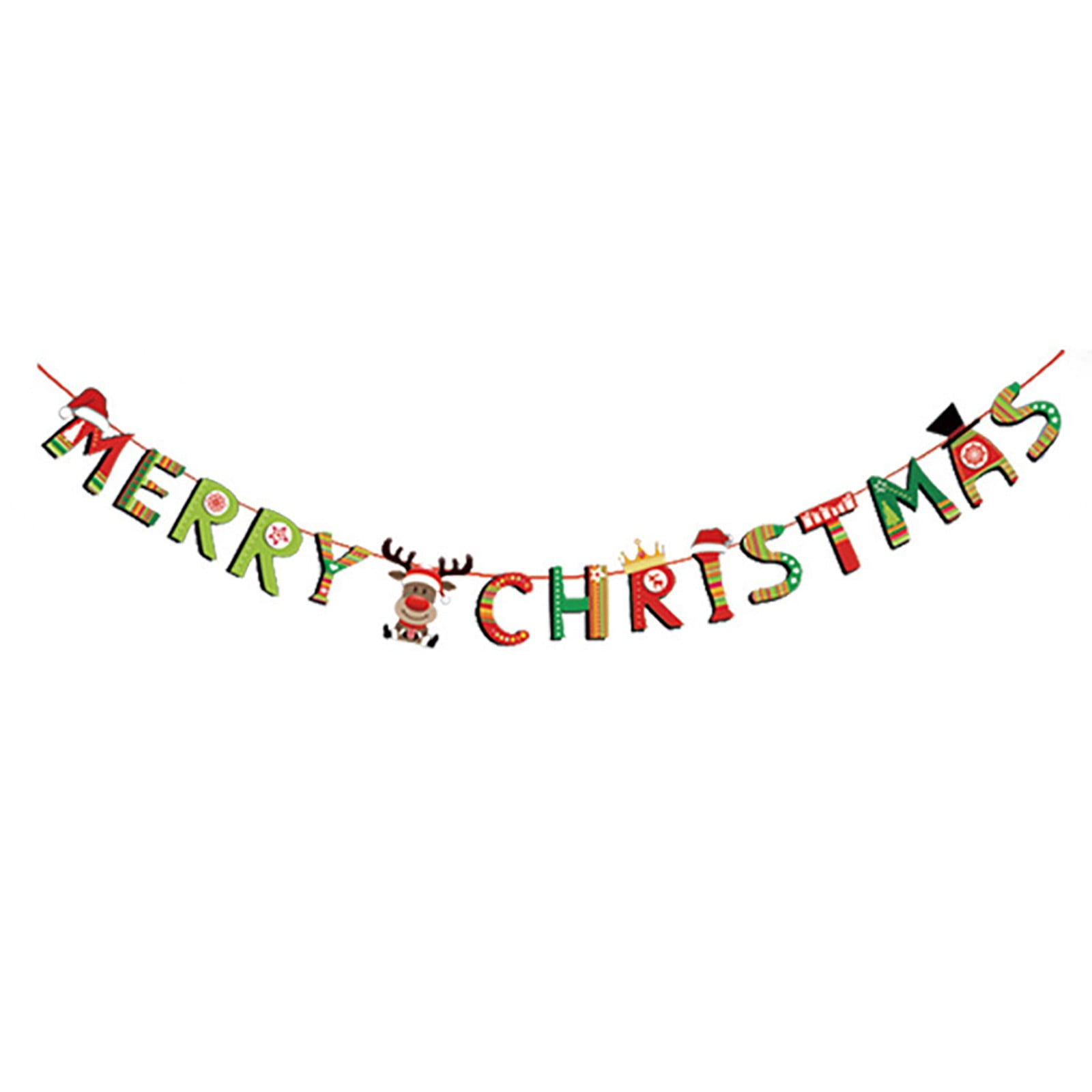 Black and Friday Deals 2024 CAKVIICA Christmas Wall Decor Banner