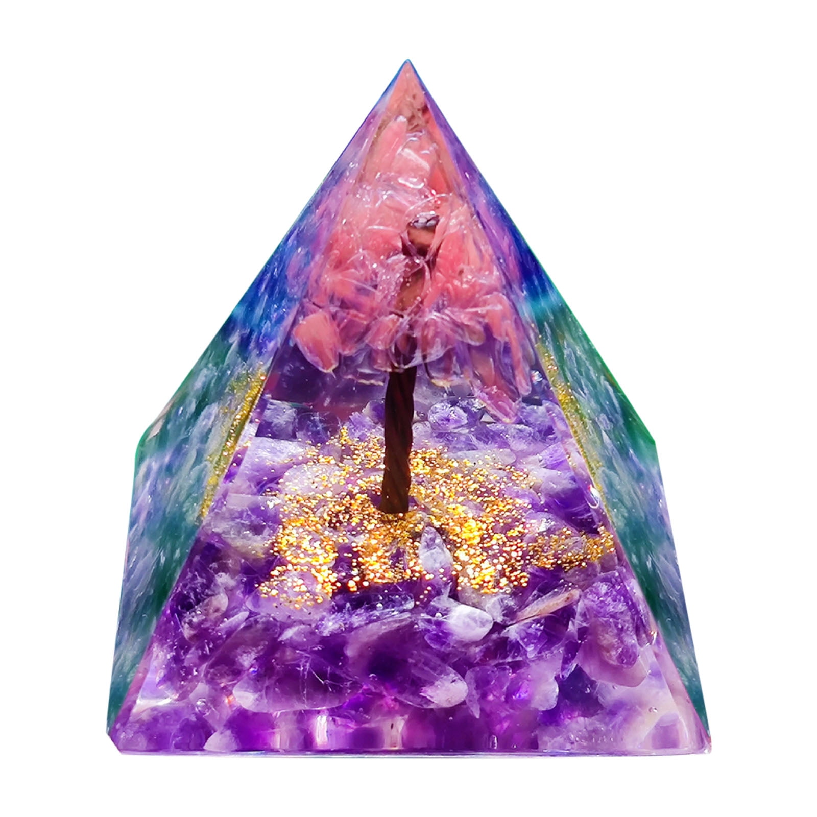 Black and Friday Deals 2024 CAKVIICA Crystal Ball Crushed Stone Tower
