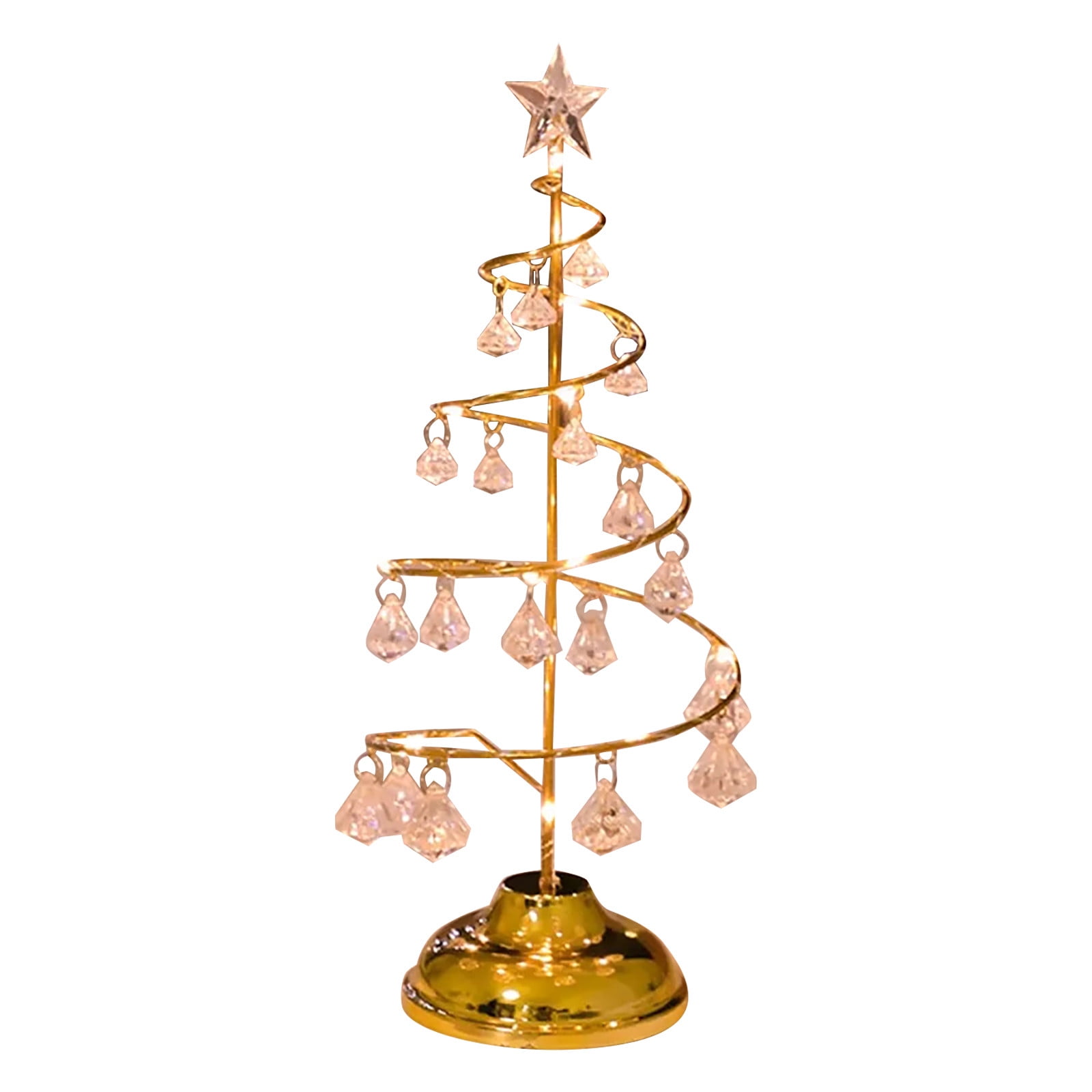Black and Friday Deals 2024 CAKVIICA LED Christmas Tree Lights, Gold
