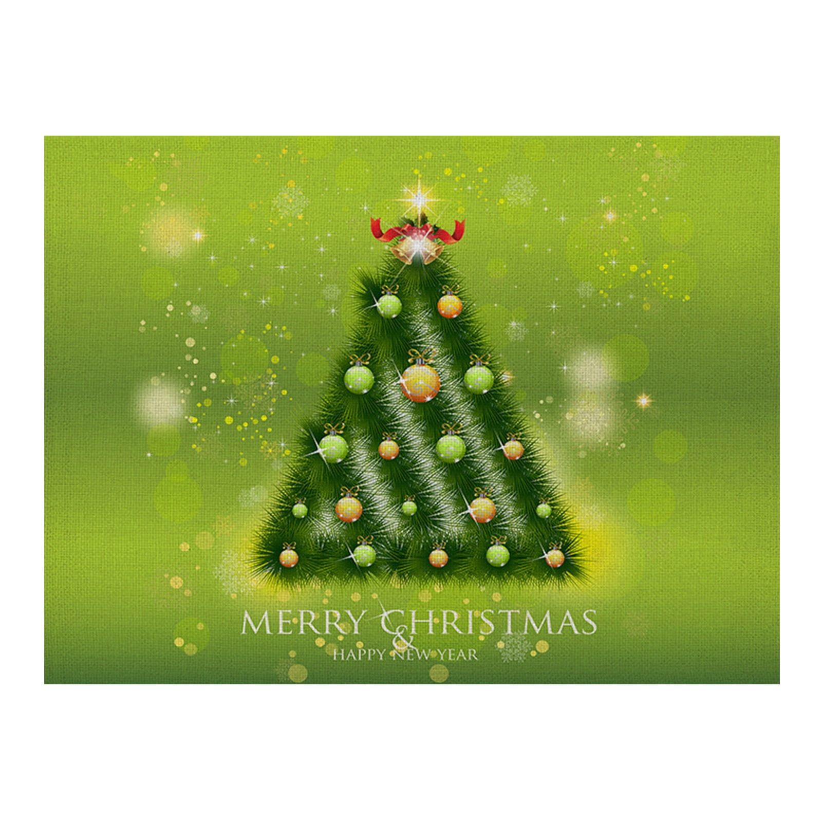 Black and Friday Deals 2024 CAKVIICA Table Mat Christmas Table Mat