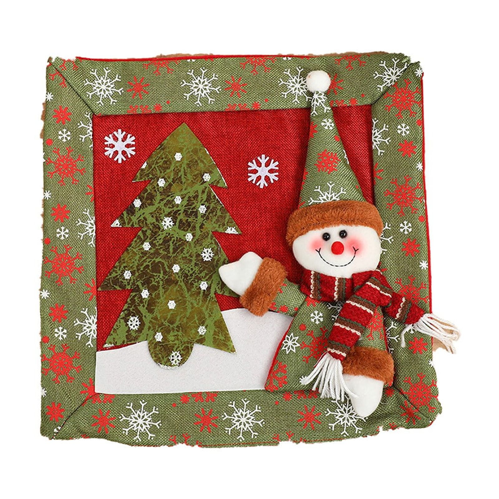 Black and Friday Deals 2024! Christmas Snowman Print Pillow Cover