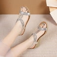 Black and Friday Deals 2024 Clearance Fashion Diamond Sandals Thick
