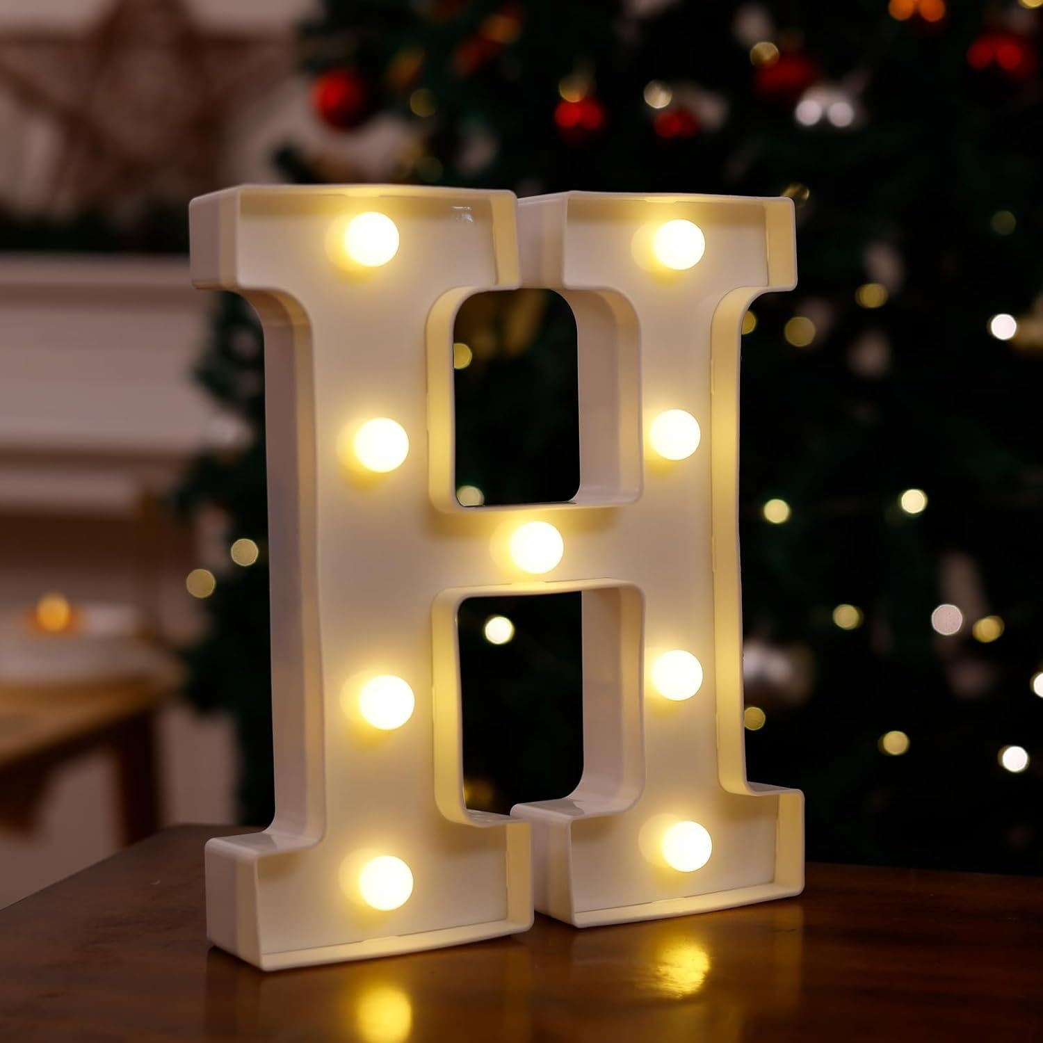 Black and Friday Deals 2024,Cyber and Monday Deals 2024 Ihhxbz Christmas Alphabet Colored Lights