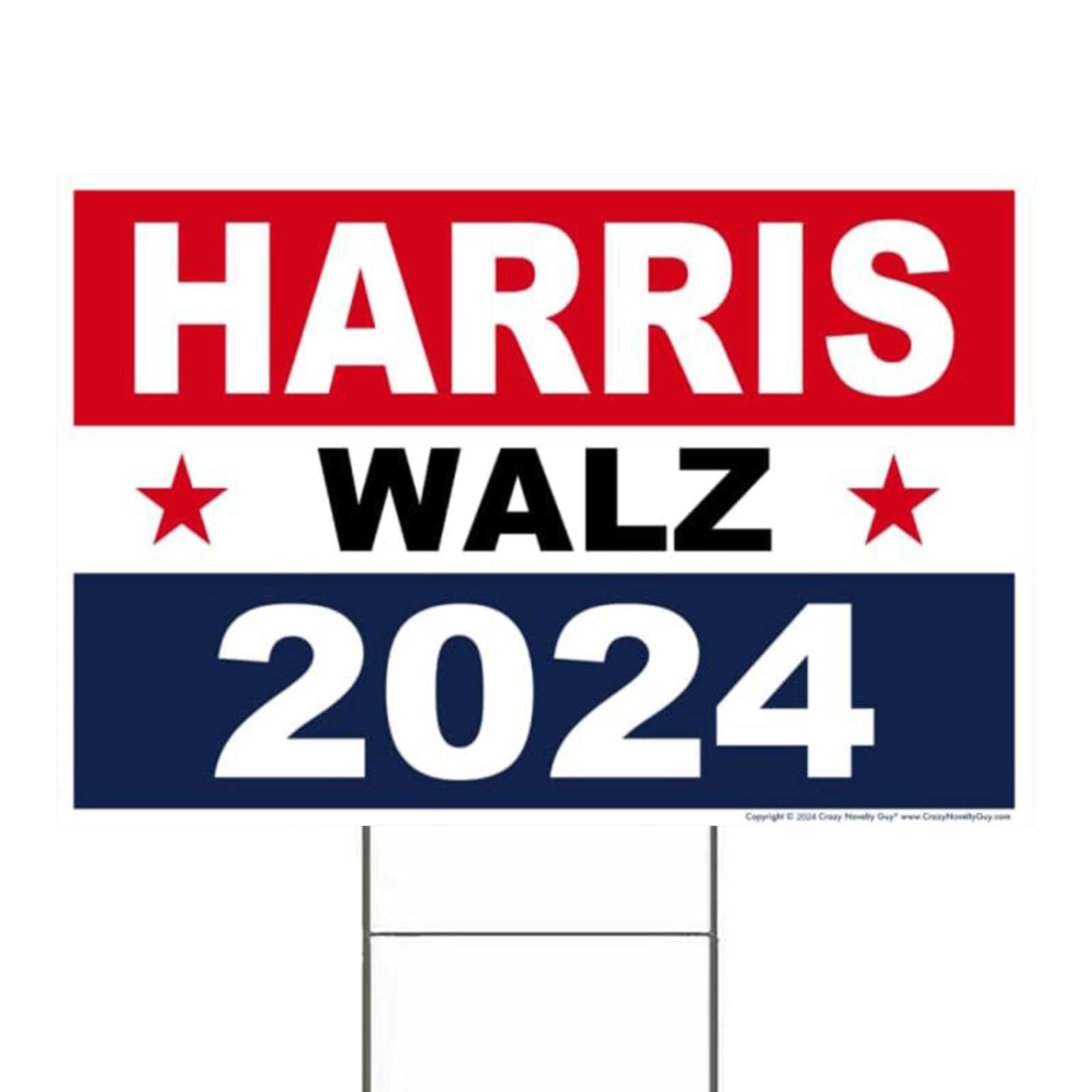 Black and Friday Deals 2024 President Kamala Devi Harris Yard Sign