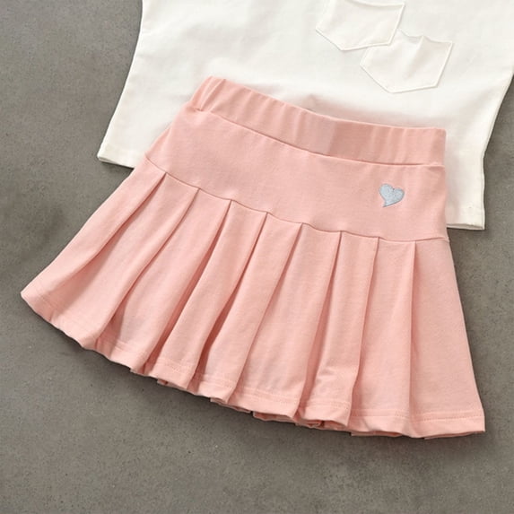 Black and Friday Deals 50% Off Clear 2024!Uniform Dresses for Girls,Clearance Skirt under $ 5.00,Dresses for Juniors - Pink 8 Years