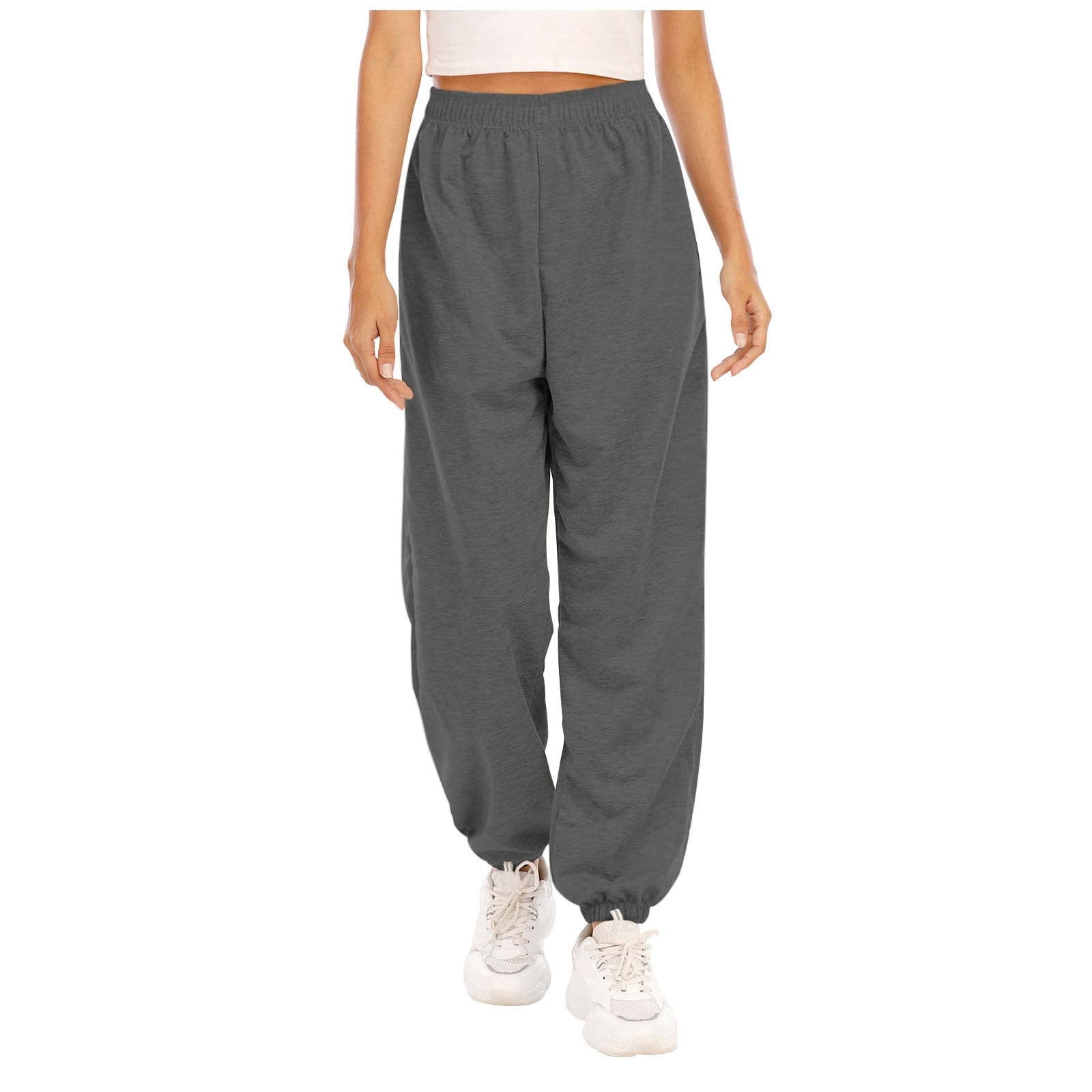 Black and Friday Deals 50% Off Clear!Idoravan Sweatpants for Women Plus  Size Clearance Women Sports Pants Trousers Jogging Sweatpants Jogger Pants