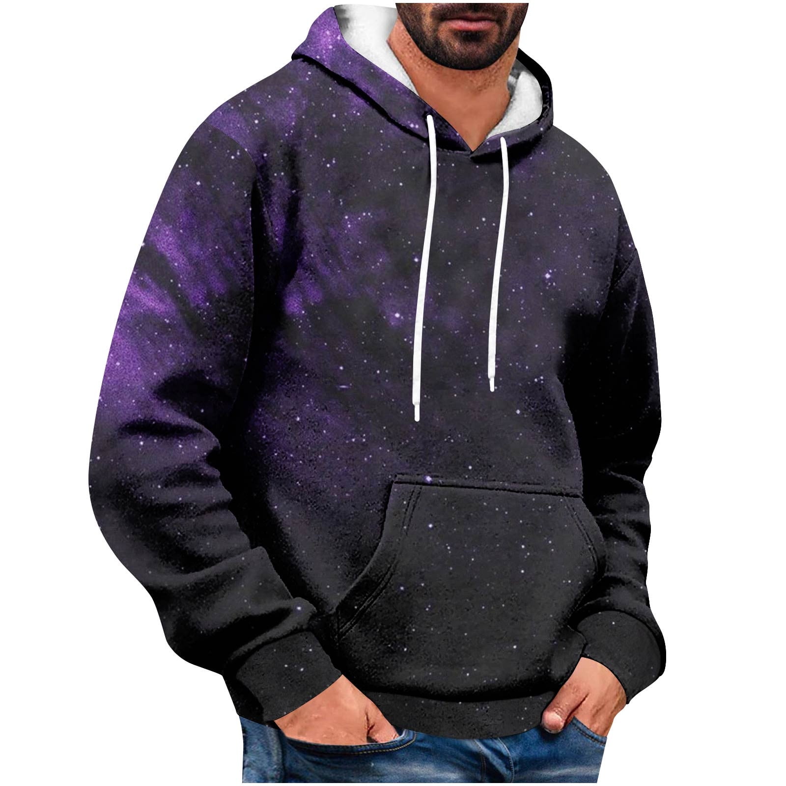 Tie Dye Hoodie Purple And Black Hoodie Mens Aloohaidyvio